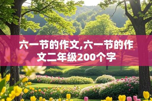 六一节的作文,六一节的作文二年级200个字