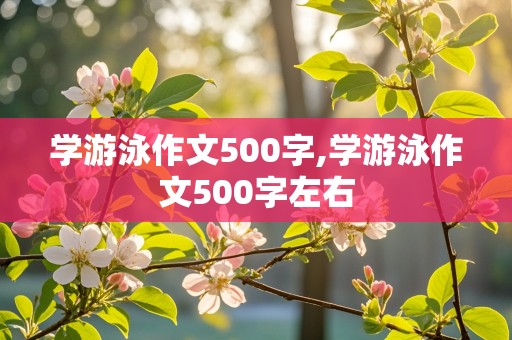 学游泳作文500字,学游泳作文500字左右