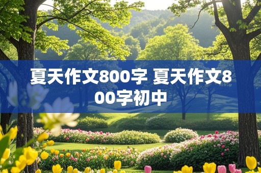 夏天作文800字 夏天作文800字初中