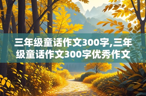 三年级童话作文300字,三年级童话作文300字优秀作文