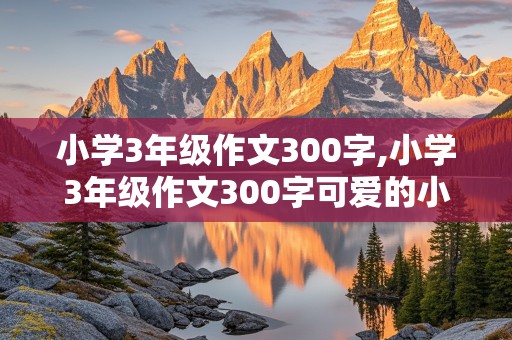 小学3年级作文300字,小学3年级作文300字可爱的小动物