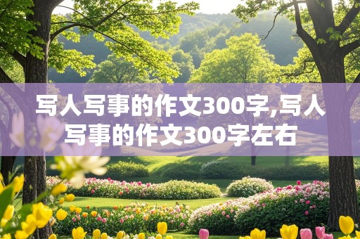 写人写事的作文300字,写人写事的作文300字左右