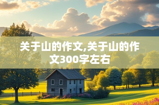 关于山的作文,关于山的作文300字左右