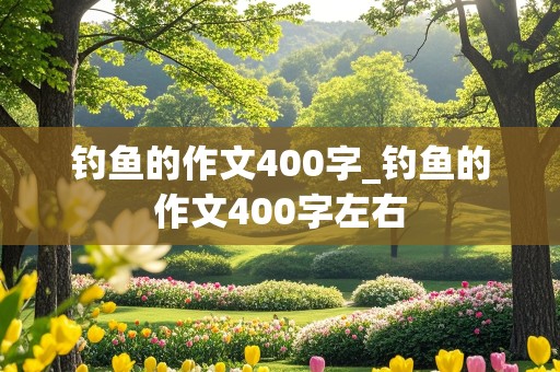 钓鱼的作文400字_钓鱼的作文400字左右