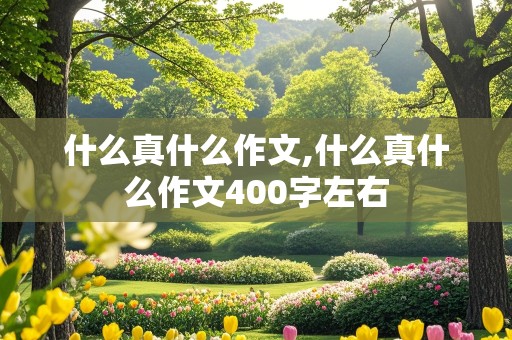 什么真什么作文,什么真什么作文400字左右