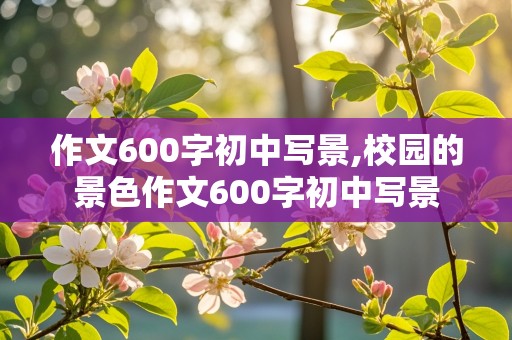 作文600字初中写景,校园的景色作文600字初中写景