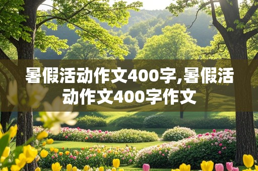 暑假活动作文400字,暑假活动作文400字作文