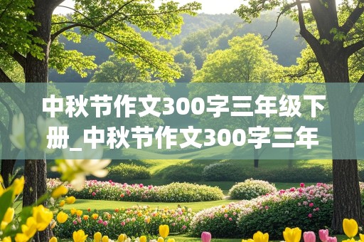 中秋节作文300字三年级下册_中秋节作文300字三年级下册免费