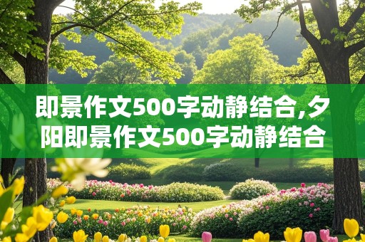 即景作文500字动静结合,夕阳即景作文500字动静结合