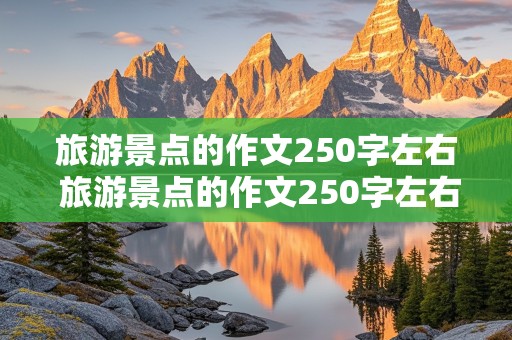 旅游景点的作文250字左右 旅游景点的作文250字左右怎么写