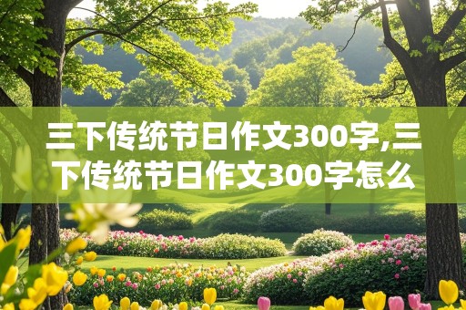 三下传统节日作文300字,三下传统节日作文300字怎么写