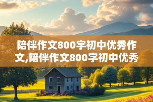 陪伴作文800字初中优秀作文,陪伴作文800字初中优秀作文亲情