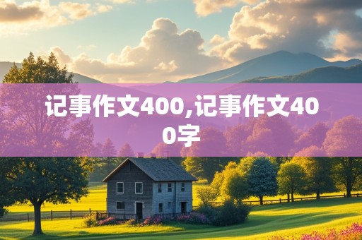 记事作文400,记事作文400字