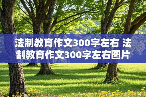 法制教育作文300字左右 法制教育作文300字左右图片