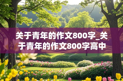 关于青年的作文800字_关于青年的作文800字高中