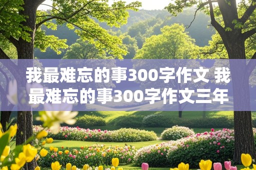 我最难忘的事300字作文 我最难忘的事300字作文三年级