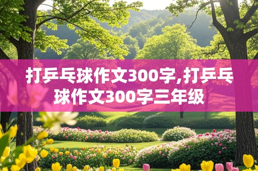 打乒乓球作文300字,打乒乓球作文300字三年级