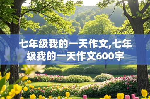 七年级我的一天作文,七年级我的一天作文600字