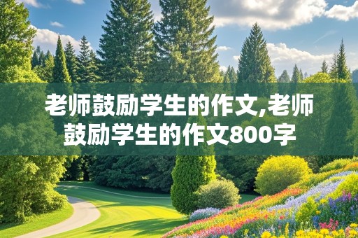 老师鼓励学生的作文,老师鼓励学生的作文800字