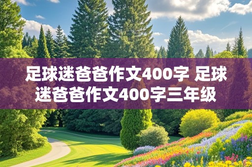 足球迷爸爸作文400字 足球迷爸爸作文400字三年级