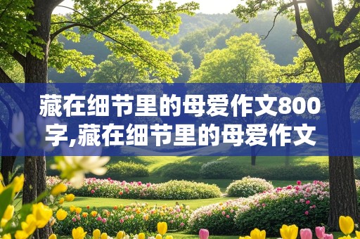 藏在细节里的母爱作文800字,藏在细节里的母爱作文800字初三