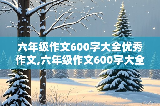 六年级作文600字大全优秀作文,六年级作文600字大全优秀作文有你真好