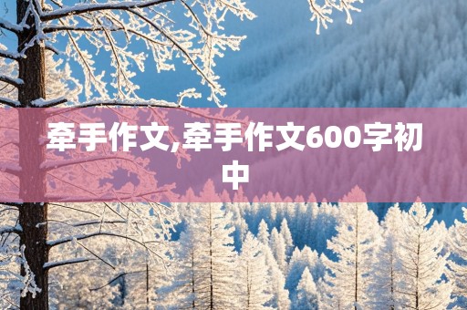 牵手作文,牵手作文600字初中