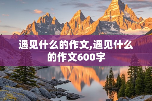 遇见什么的作文,遇见什么的作文600字