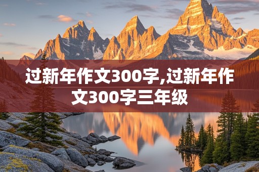 过新年作文300字,过新年作文300字三年级