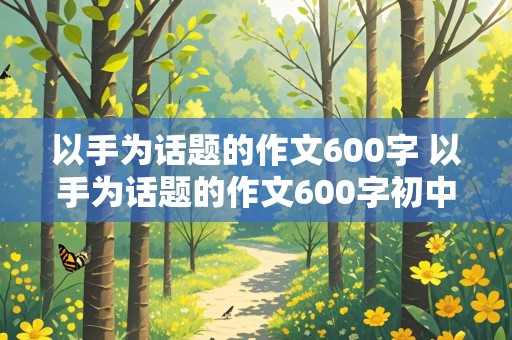 以手为话题的作文600字 以手为话题的作文600字初中