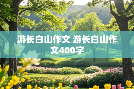 游长白山作文 游长白山作文400字