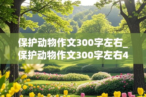 保护动物作文300字左右_保护动物作文300字左右4年级