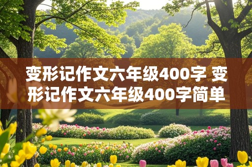 变形记作文六年级400字 变形记作文六年级400字简单