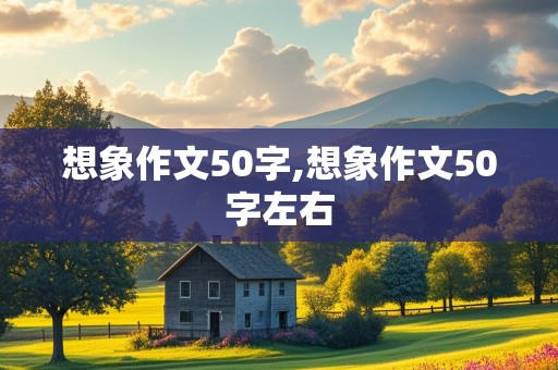 想象作文50字,想象作文50字左右