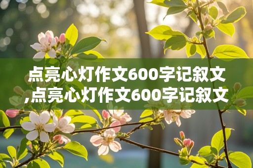 点亮心灯作文600字记叙文,点亮心灯作文600字记叙文初一