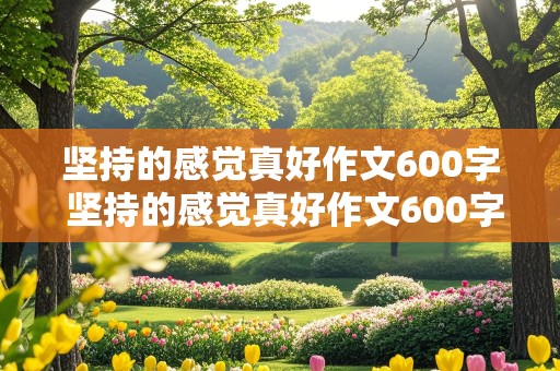 坚持的感觉真好作文600字 坚持的感觉真好作文600字作文