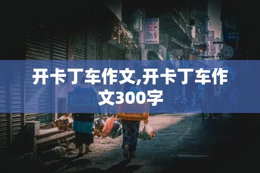 开卡丁车作文,开卡丁车作文300字