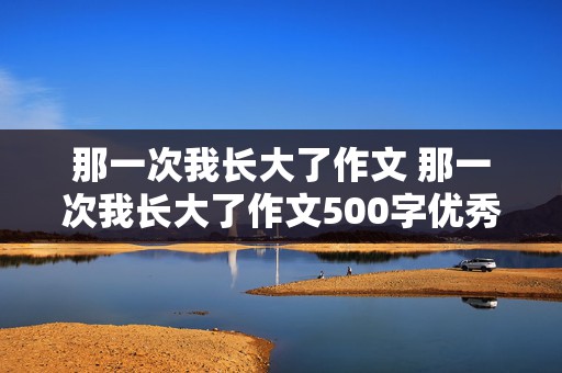 那一次我长大了作文 那一次我长大了作文500字优秀作文