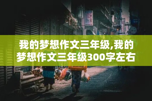 我的梦想作文三年级,我的梦想作文三年级300字左右