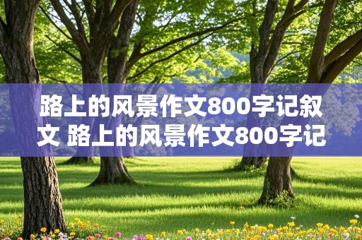 路上的风景作文800字记叙文 路上的风景作文800字记叙文初二