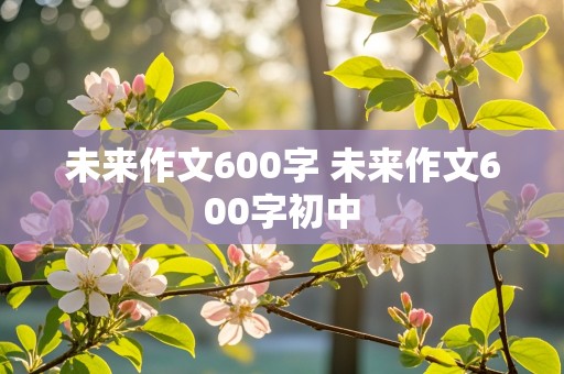 未来作文600字 未来作文600字初中