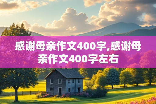 感谢母亲作文400字,感谢母亲作文400字左右