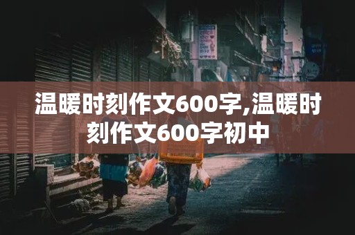 温暖时刻作文600字,温暖时刻作文600字初中