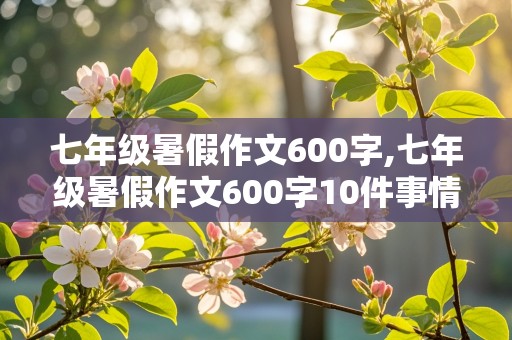 七年级暑假作文600字,七年级暑假作文600字10件事情怎么写