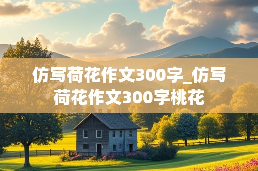 仿写荷花作文300字_仿写荷花作文300字桃花