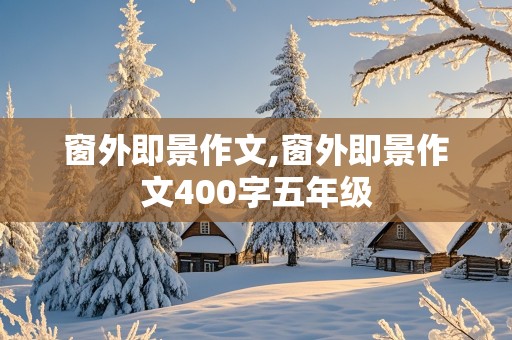 窗外即景作文,窗外即景作文400字五年级