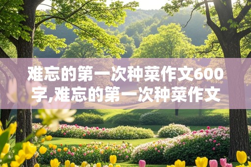 难忘的第一次种菜作文600字,难忘的第一次种菜作文600字怎么写