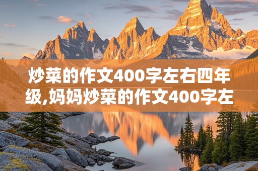 炒菜的作文400字左右四年级,妈妈炒菜的作文400字左右四年级