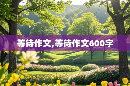 等待作文,等待作文600字