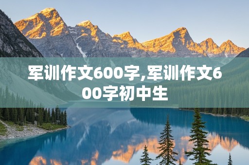 军训作文600字,军训作文600字初中生